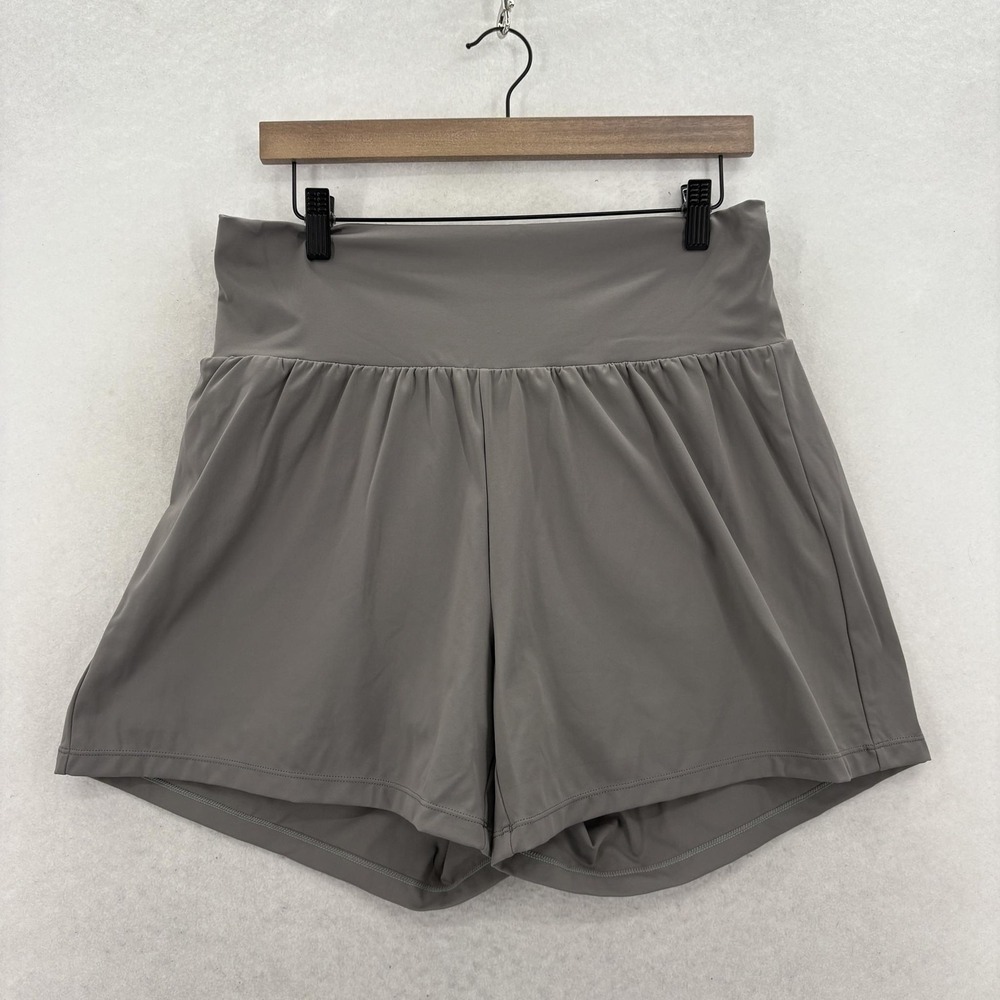 Halara Shorts Womens XL Gray SoftlyZero Airy 5" High Waist Running Gym Training